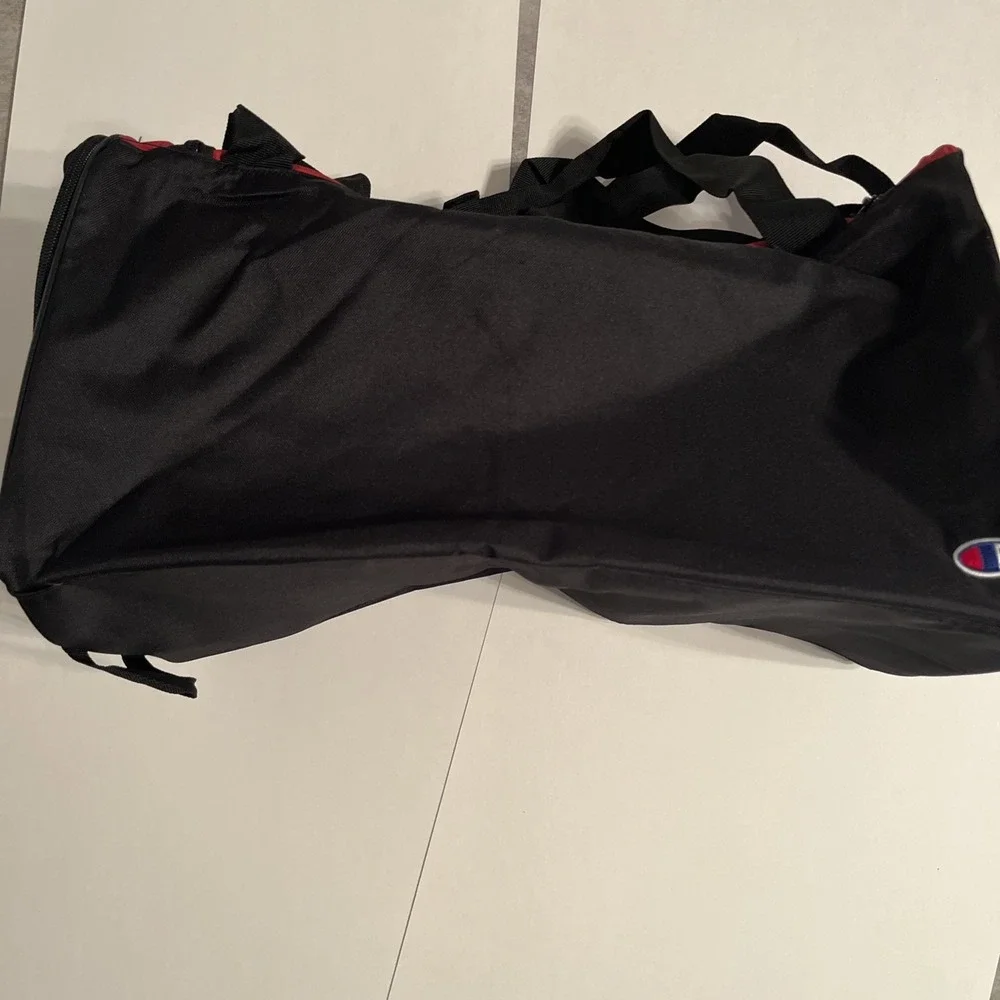 Champion Ascend Bag, 20x 10.5x 10.5 Blue/Red/Black, New Duffle Sport Bag